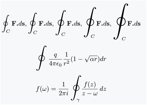 Image result for Overleaf Integral Symbol