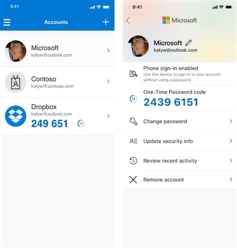 Toradh íomhá ar Microsoft Authenticator One Time Passwcode