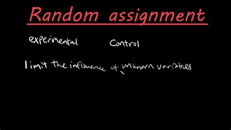 Image result for Random Assignment Meaning