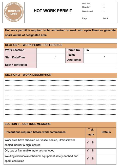 Image result for Hot Work Permit Training