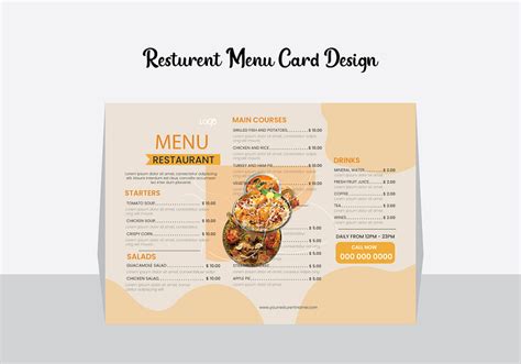 Image result for Restodent Menu Card Design