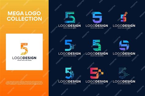 Afbeeldingsresultaten voor Digit 5 Design for Logo