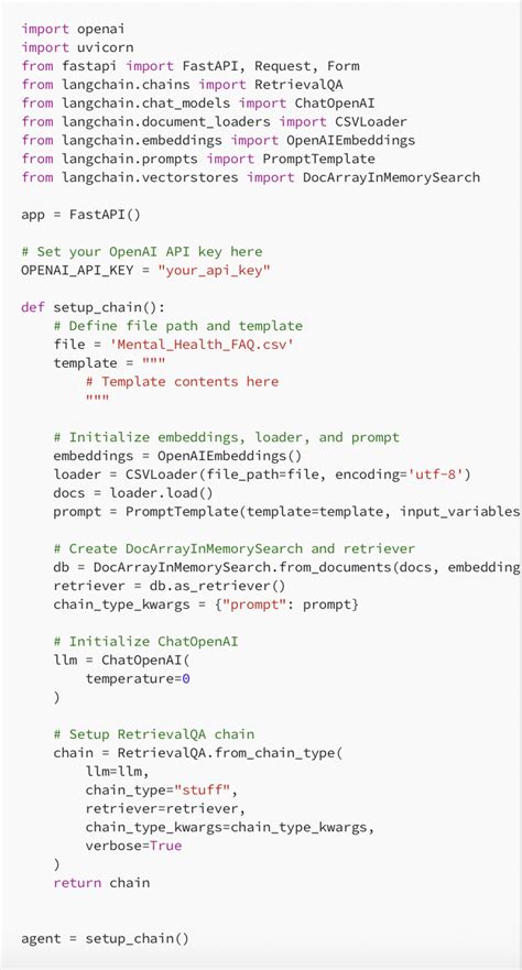 Toradh íomhá ar Fastapi + Langchain