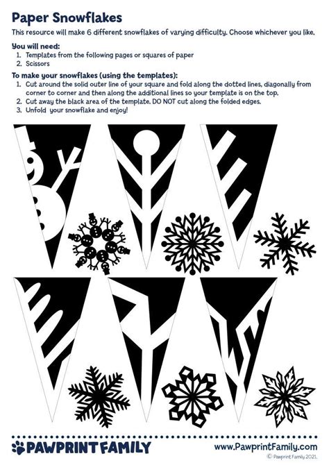 Toradh íomhá ar Cog Paper Snowflake Pattern