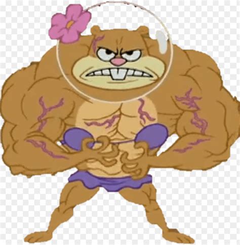 Afbeeldingsresultaten voor Sandy Cheeks Muscle Growth No Voice