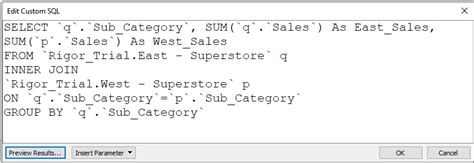 Custom SQL Query in Diamond に対する画像結果