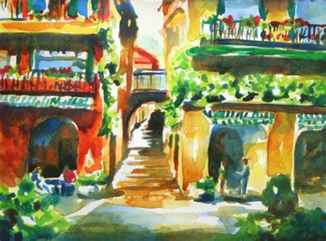 Image result for Watercolor Tutorial Italy
