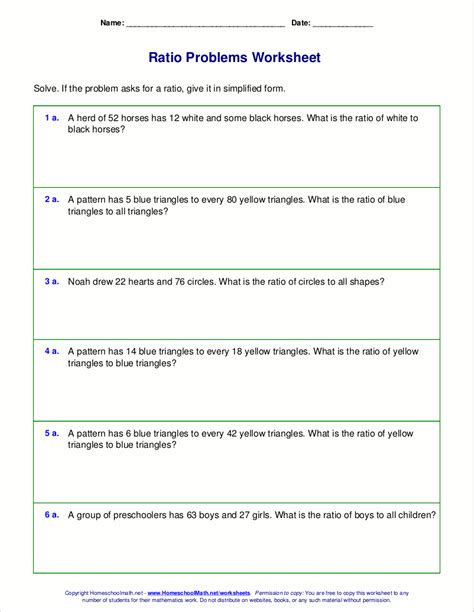 Rate Problems Worksheet Grade 6 に対する画像結果