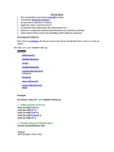Image result for Java Declare Set