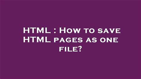 Image result for How to Save HTML FLE
