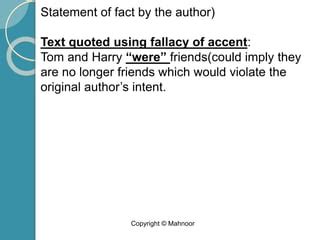 Image result for Fallacy of Accent Example Magazine Picture