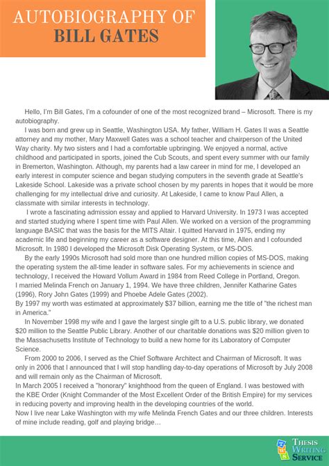 Afbeeldingsresultaten voor Short Autobiography Examples