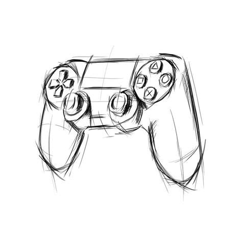 PS2 Controller Drawing に対する画像結果