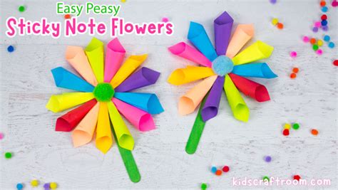 Origami Sticky-Note Flower に対する画像結果