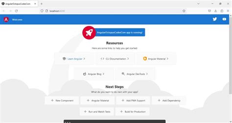 Toradh íomhá ar Install Angular 8.2.14