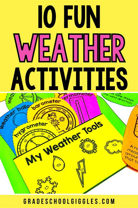 Image result for Weather Activities for the Classroom