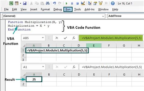 Image result for Function in Excel VBA