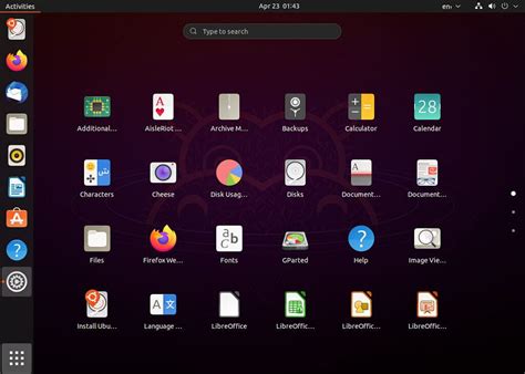 Toradh íomhá ar Linux Ubuntu Desktop Image