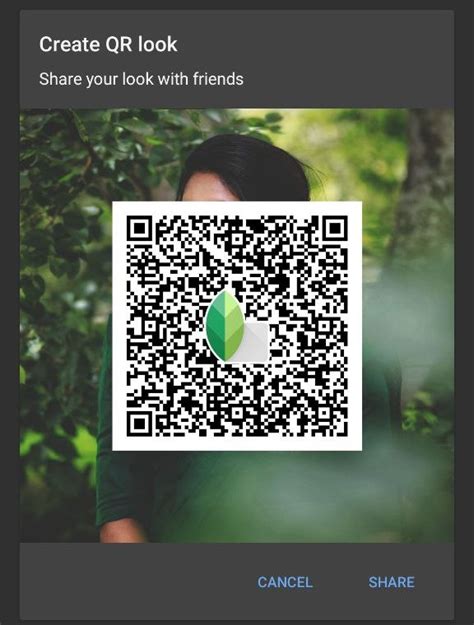 Image result for Snapseed Potrait QR Code
