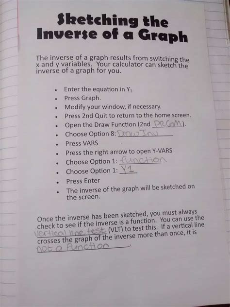 Toradh íomhá ar Inverse Scale Math Graph