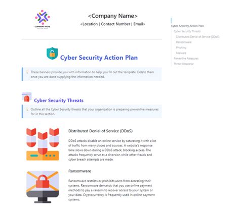 Image result for Cyber Security Action Plan Example