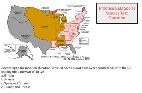 Image result for Social Studies GED Sample Quesiton for Real Test