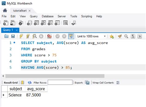 Image result for SQL Having Clause