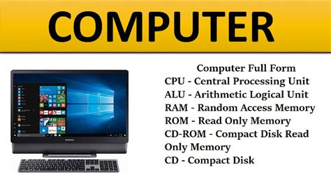 Image result for Full Form of Computer Image