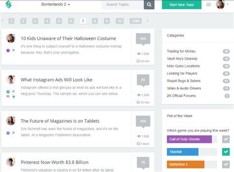 Image Board Layout HTML に対する画像結果