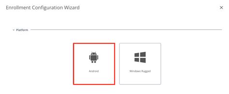 Android QR Code Enrollment に対する画像結果