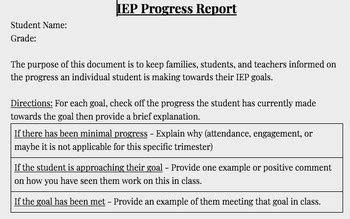 Image result for IEP Progress Reports