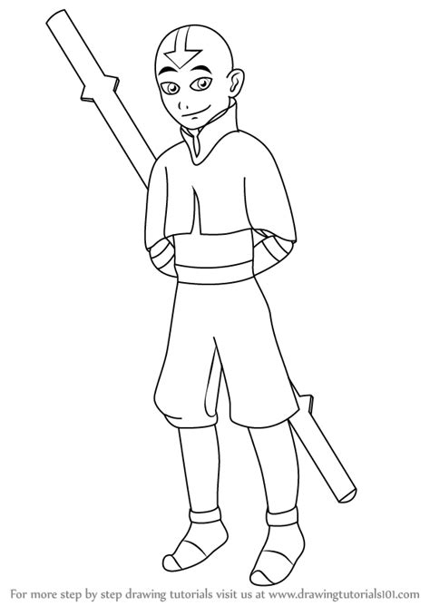 Image result for Aang Avatar Drawing