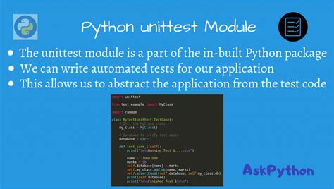 Image result for Python Better Structure To Organize Unittest To Test Data