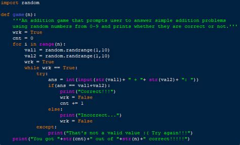 Simple Python Addition Code に対する画像結果