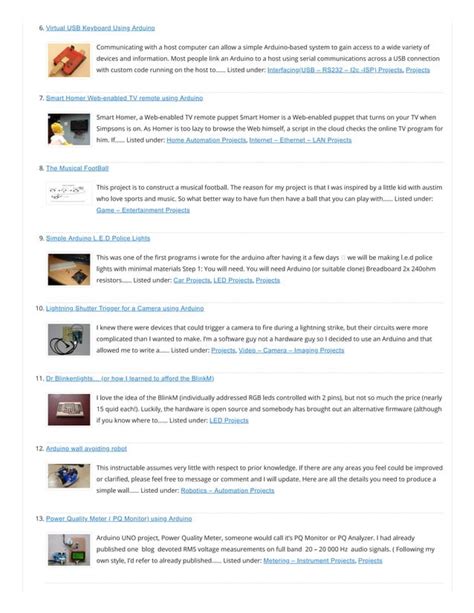 Image result for Arduino Projects List