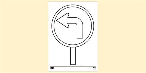Image result for Keep Left Sign Coloring Pages