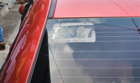 Image result for How to Get a Sticker Off Your Car Window