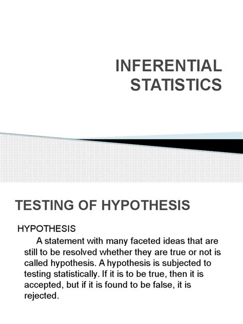 Image result for Inferential Statistics and Hypothesis Testing