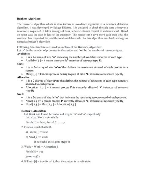 Image result for Bankers Algorithm