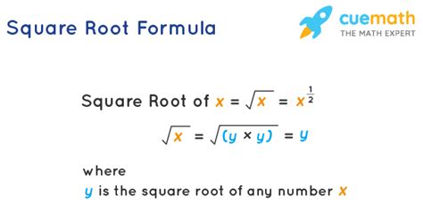 Image result for Formula Con Square Root