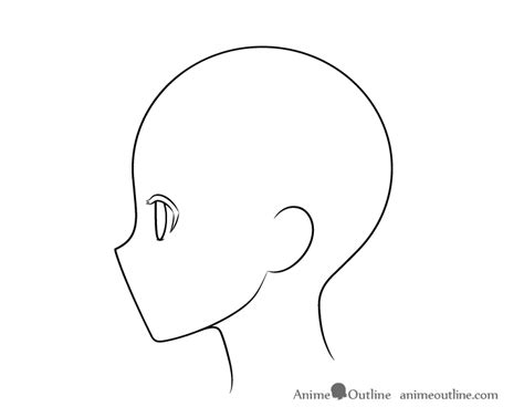 Toradh íomhá ar How to Draw Side View Face