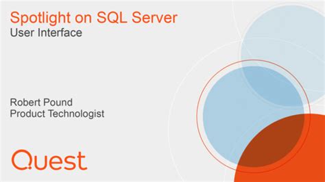 Toradh íomhá ar Spotlight Monitoring Tool for SQL Server Services