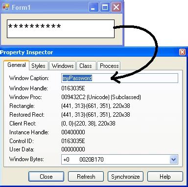 Toradh íomhá ar Password Inside Code