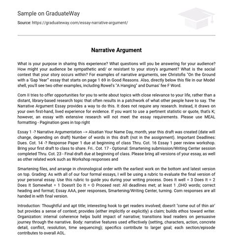 Afbeeldingsresultaten voor A Argument Essay Example