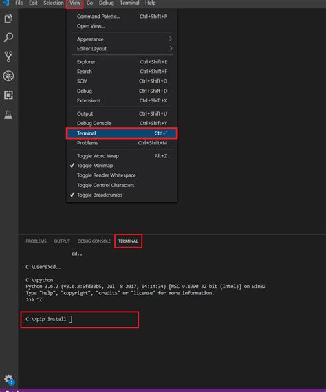 Image result for Install Packages Python Visual Studio