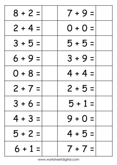 Math Worksheets 9 Addition ପାଇଁ ପ୍ରତିଛବି ଫଳାଫଳ
