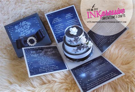 Image result for Exploding Box Invitation