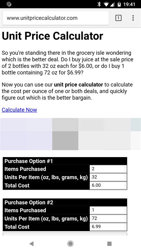 Image result for UnitPrice Formula