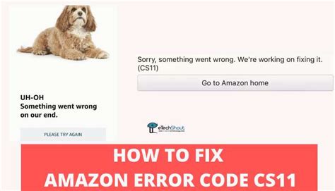 Image result for Amazon Error Code Cs11