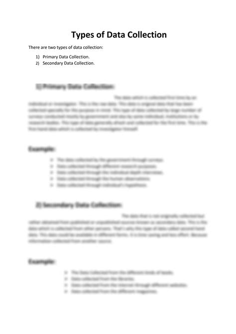 Image result for Types of Data Collection